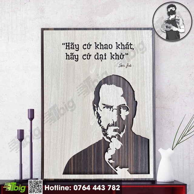 [Combo 2 Tấm] Tranh Treo Tường Tạo Động Lực Gỗ Decor Nội Thất