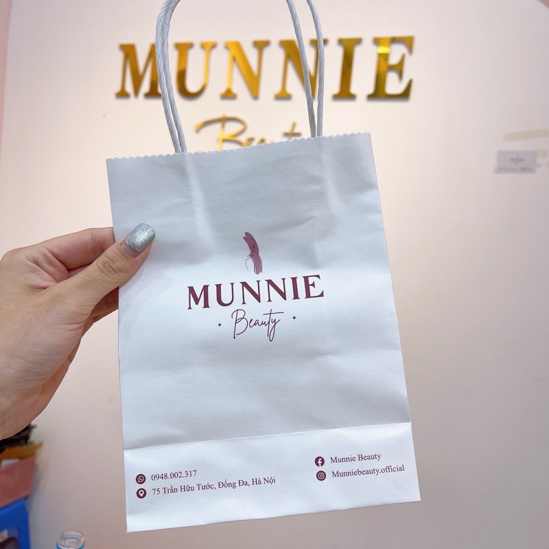 Munnie Beauty - Túi giấy đựng mĩ phẩm chai lọ các loại