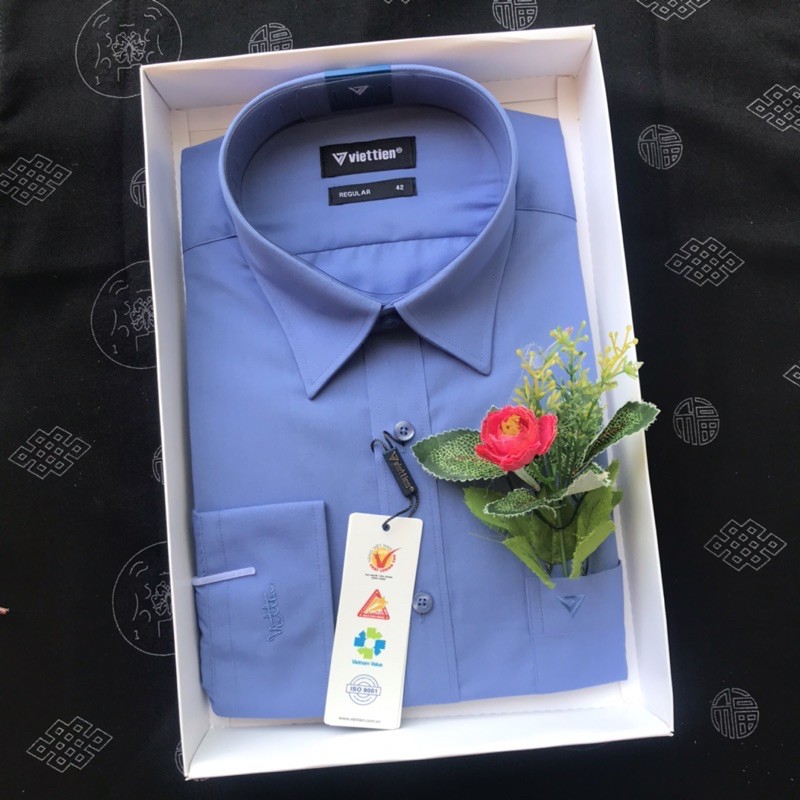 ÁO SƠ MI NAM VIỆT TIẾN TAY DÀI (chính hãng giá rẻ) | BigBuy360 - bigbuy360.vn