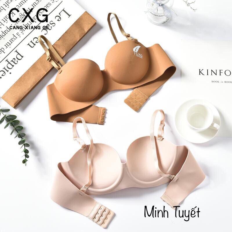 Áo bra lông vũ quả ngang