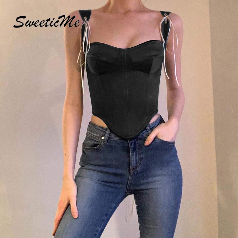 Sweeticme 2022 Đai Nịt Bụng Satin Mới Dây Đeo Thắt Lưng
