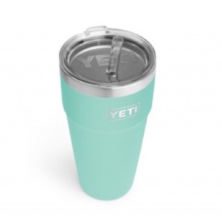 Ly giữ nhiệt YETI 26oz Seafoam +Nắp ống hút (769ml) - Stainless Steel / Thép không gỉ - BILL MĨ