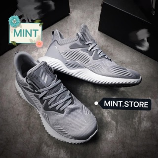 (Video cận cảnh) Giày thể thao sneaker alpha bounce xám đế trắng