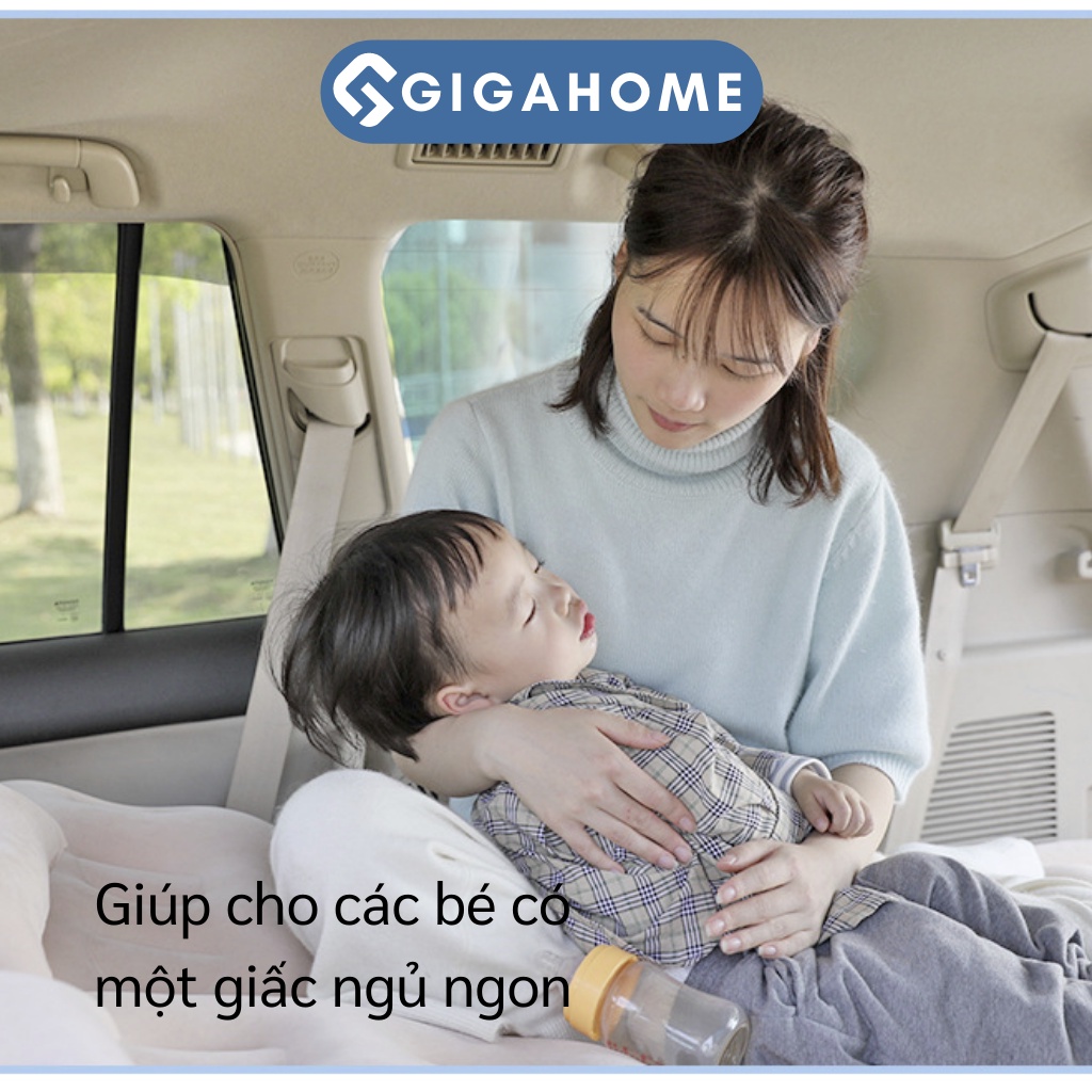 Đệm Hơi Ô Tô Tặng Kèm Bơm Điện GIGAHOME Cao Cấp Tiện Dụng 165x30cm 9419