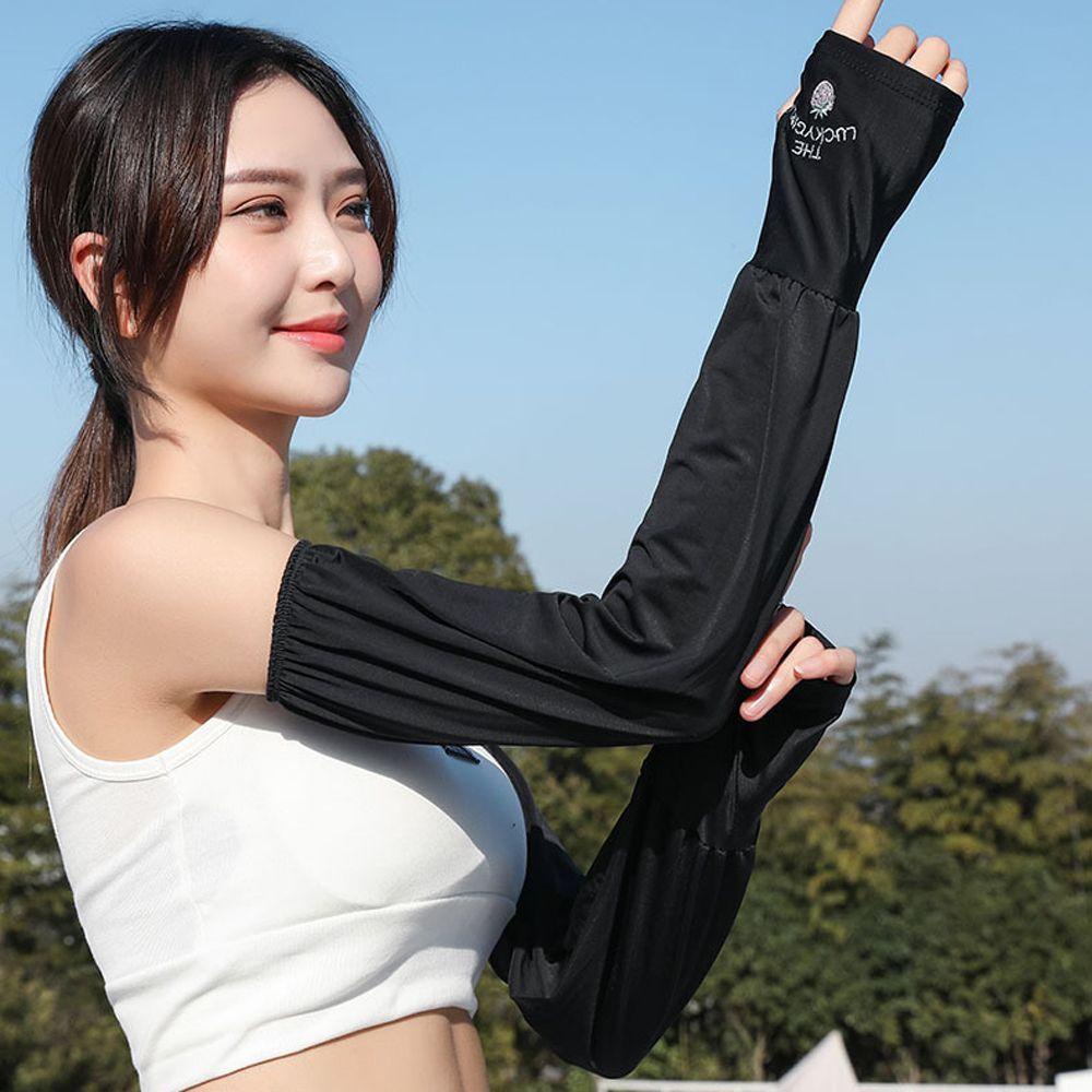 Găng Tay Giữ Ấm Cánh Tay Chống Tia UV Thoải Mái Khi Lái Xe Ngoài Trời Cho Nữ