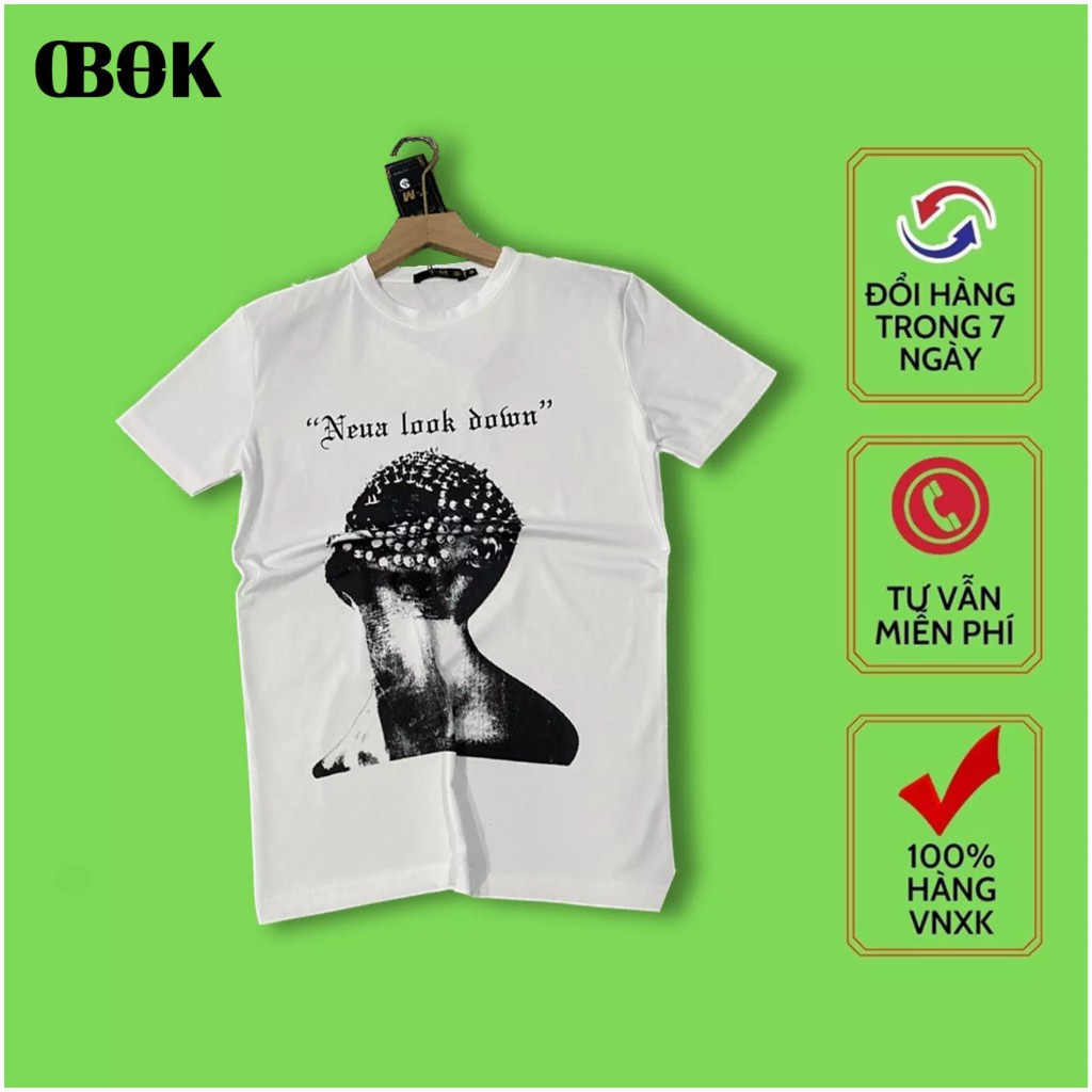 Áo Thun Nam OBOKFASHION, Áo Phông Nam Tay Ngắn, Chất Liệu Cotton, Mềm,Thoáng Mát, Trẻ Trung ATN38