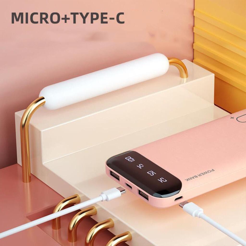 SDP01 - Pin sạc dự phòng chính hãng 10000mAh WK DESIGN WP-161 sạc 2 thiết bị cùng lúc, sạc nhanh 2.1A, bảo hành 6 tháng