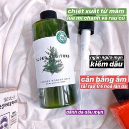 ( MẪU MỚI ) SỮA RỬA MẶT THẢI ĐỘC RAU CỦA QUẢ HÀN QUỐC SUPER VEGITOKS CLEANSER 300ml+30ml | BigBuy360 - bigbuy360.vn