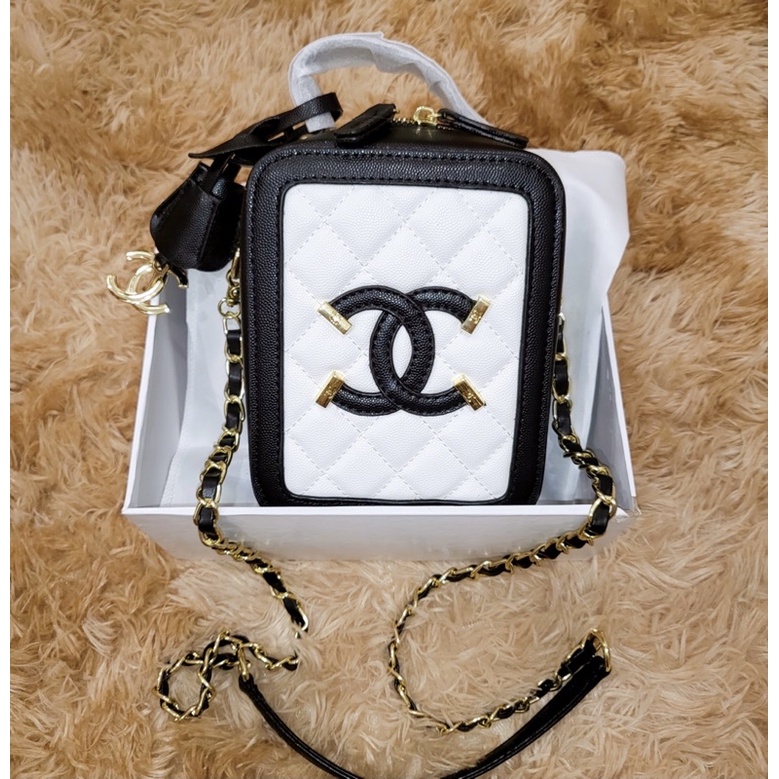 Túi xách dạng cốp mini chanel cannes dáng chữ nhật super vip