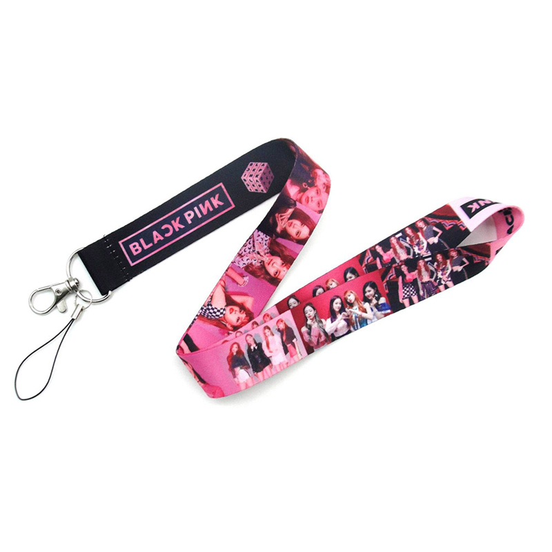 Dây đeo điện thoại di động  in hình nhóm Blackpink dễ thương