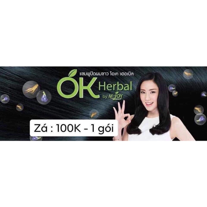 01 GÓI NHUỘM TÓC TẠI NHÀ / gói nhuộm tóc ok Thái Lan