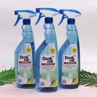 Chai xịt vệ sinh làm sạch toàn bộ bề mặt kính Denkmit 1 lít của Đức
