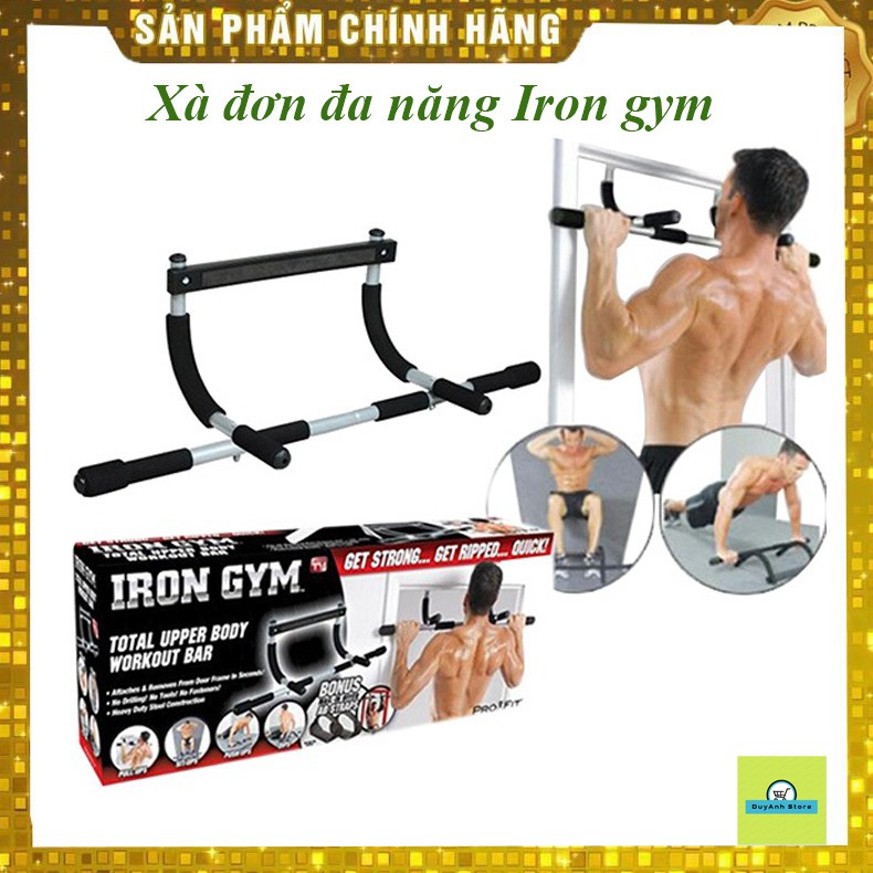 Xà đơn gắn cửa tập gym đa năng nhiều động tác Iron Gym