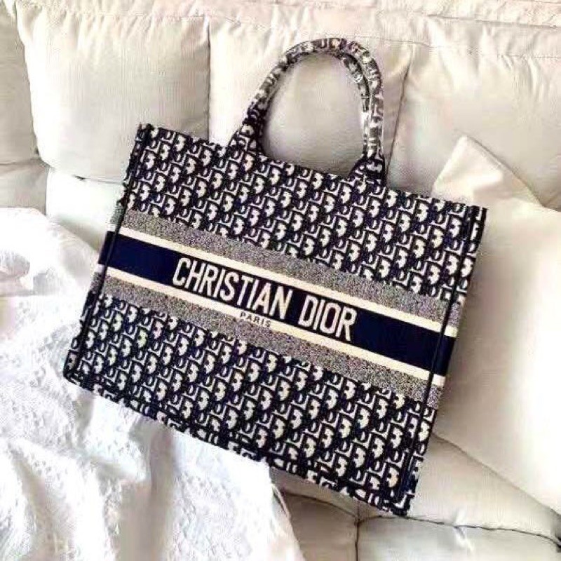 Túi xách CHRISTIAN D hai mặt phối hoạ tiết rực rỡ