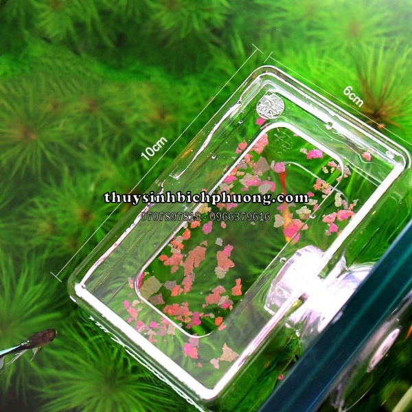 KHAY GIỮ THỨC ĂN ACRYLIC - CỐ ĐỊNH CÁC LOẠI THỨC ĂN TRÊN MẶT NƯỚC CHO HỒ CÁ THỦY SINH