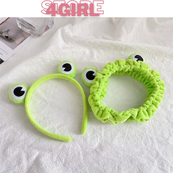 Băng Đô 3D Ếch Xanh Dày Mềm Mịn Cao Cấp Store4girls