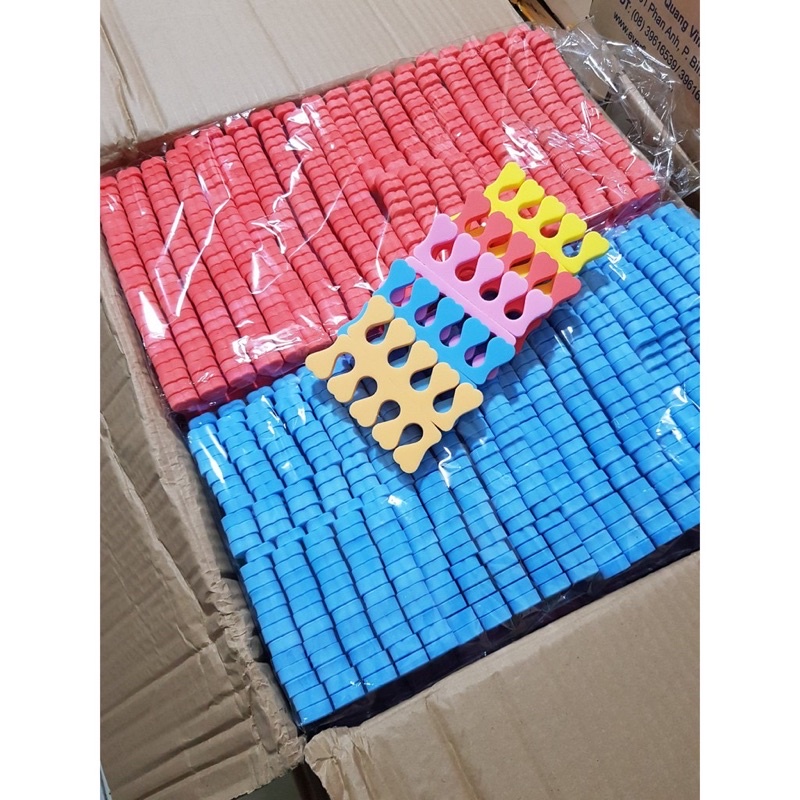 Kẹp tách ngón tay chân nail chuyên dụng chất liệu xốp màu ngẫu nhiên