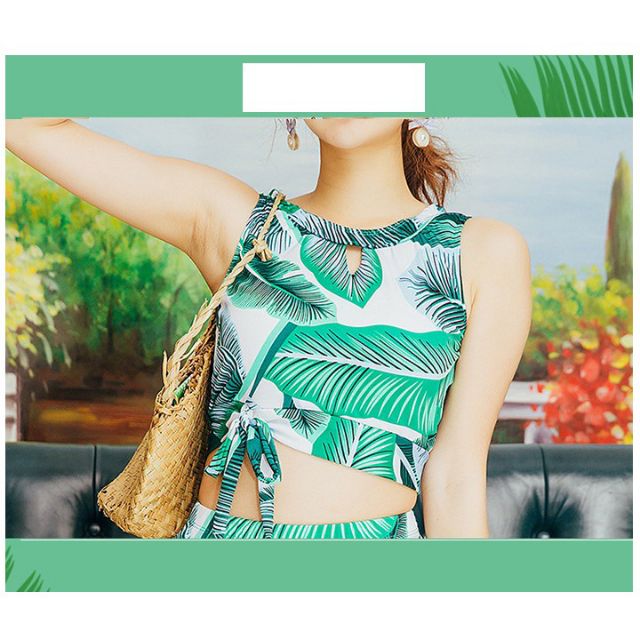 Set bộ bơi áo tắm bikini 2 món hoa văn nổi bật | BigBuy360 - bigbuy360.vn