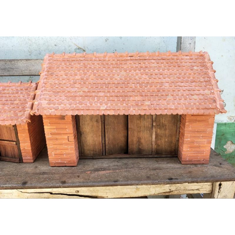 Gạch Mini Đất Sét Nung Xây Tiểu Cảnh Mô Hình Nhà DIY, Bể Cá Thuỷ Sinh