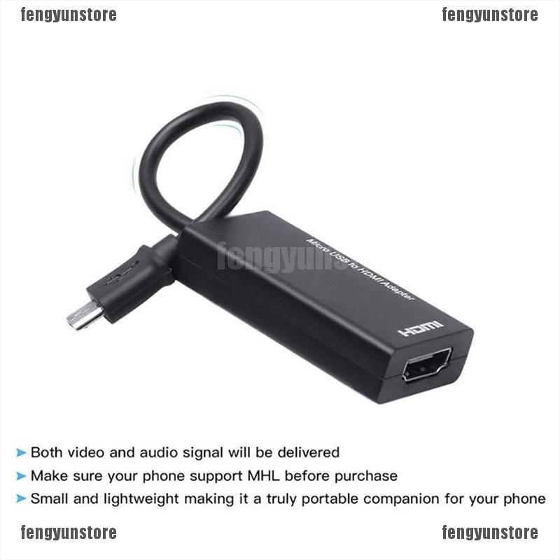 Cáp Chuyển Đổi Micro Usb Sang Hdmi Cho Điện Thoại Thông Minh Hd Tv | BigBuy360 - bigbuy360.vn