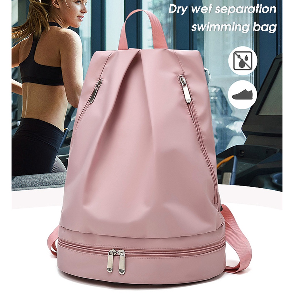 Ba Lô Thể Thao Da PU Chống Thấm Nước Sức Chứa Lớn Cho Nữ