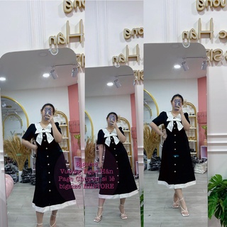 Đầm nơ nút ngọc bigsize vương ngọc hân