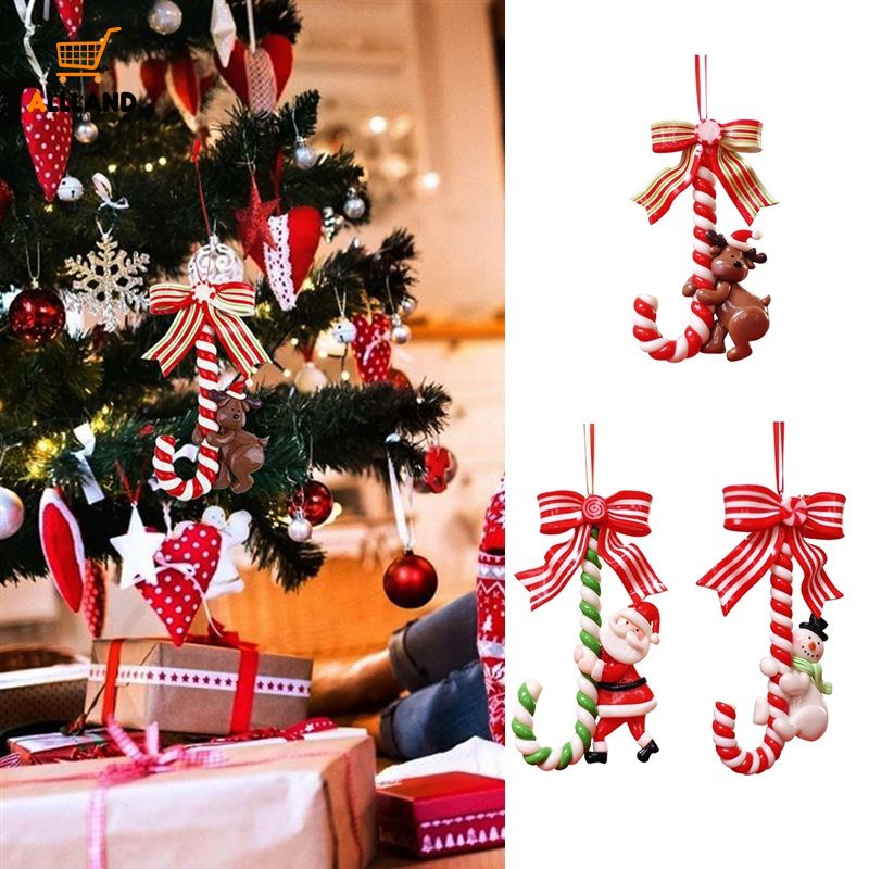 Phụ Kiện Treo Trang Trí Cây Thông Giáng Sinh Hình Ông Già Noel Dễ Thương