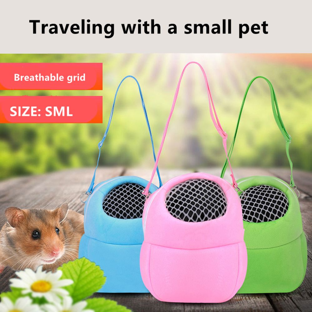 Balo đeo chéo đựng chuột hamster/ nhím/ chồn nhiều màu sắc thời trang dùng ngoài trời