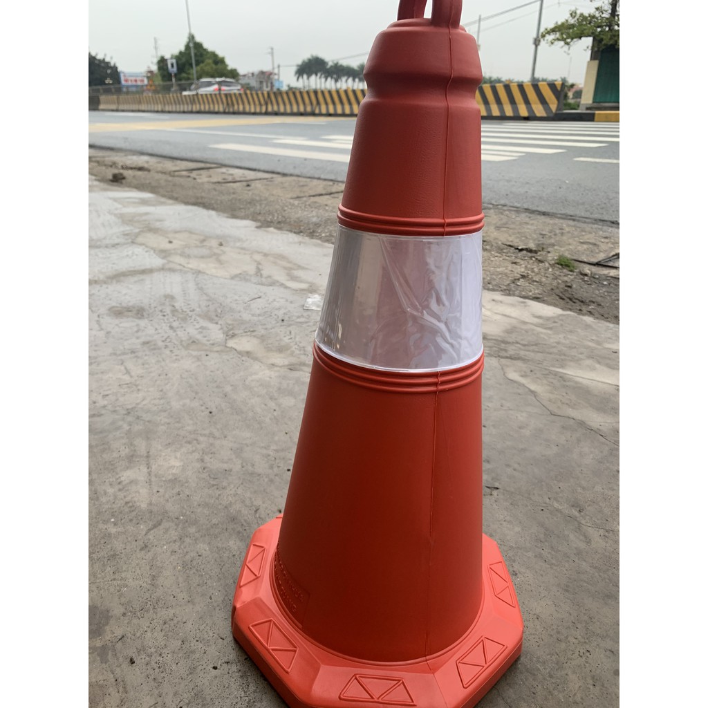 Cọc Tiêu Trụ Giao Thông Cọc Tiêu Giao Thông TPU 75cm Nhựa Dẻo Có Phản Quang