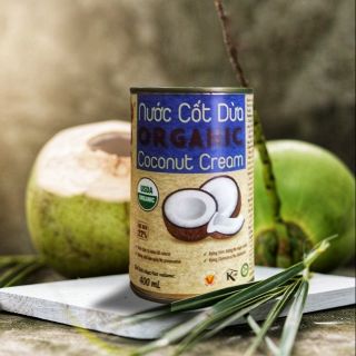 Nước cốt dừa hữu cơ Vietcoco 400ml date 9/2023