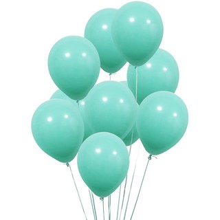 Bóng bay cao su màu xanh ngọc pastel trang trí tiệc