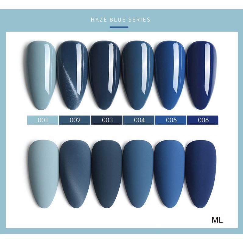 Sơn gel AS cao cấp tone xanh ML