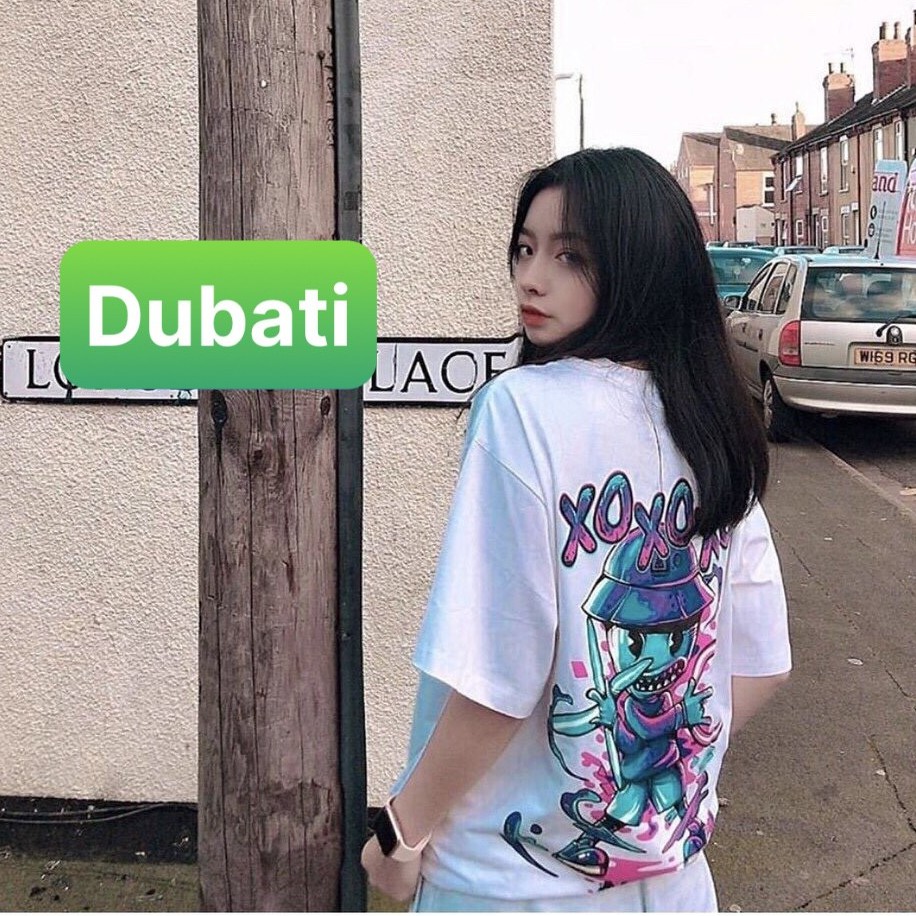 ÁO THUN PHÔNG RỘNG NAM NỮ, ÁO THUN TAY LỠ HOẠT HÌNH XOXO UNISEX - DUBATI FASHION