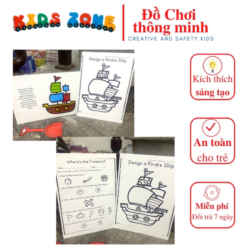 GIÁ TẠI XƯỞNG HỌC LIỆU LẬT MỞ WHERE’S THE TREASURE