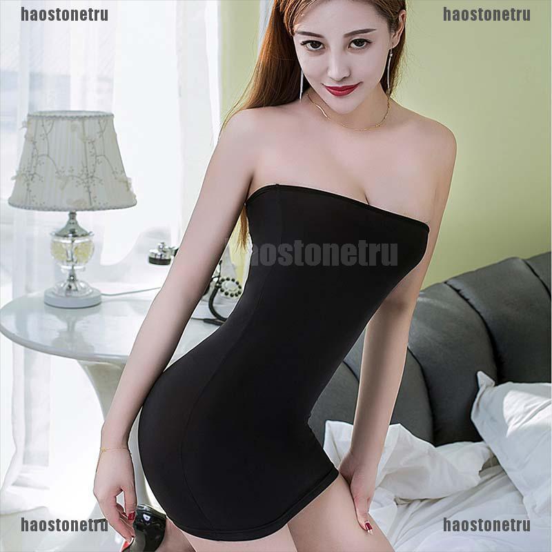 Đầm Ống Ngắn Dáng Ôm Trong Suốt Thời Trang Quyến Rũ Cho Nữ