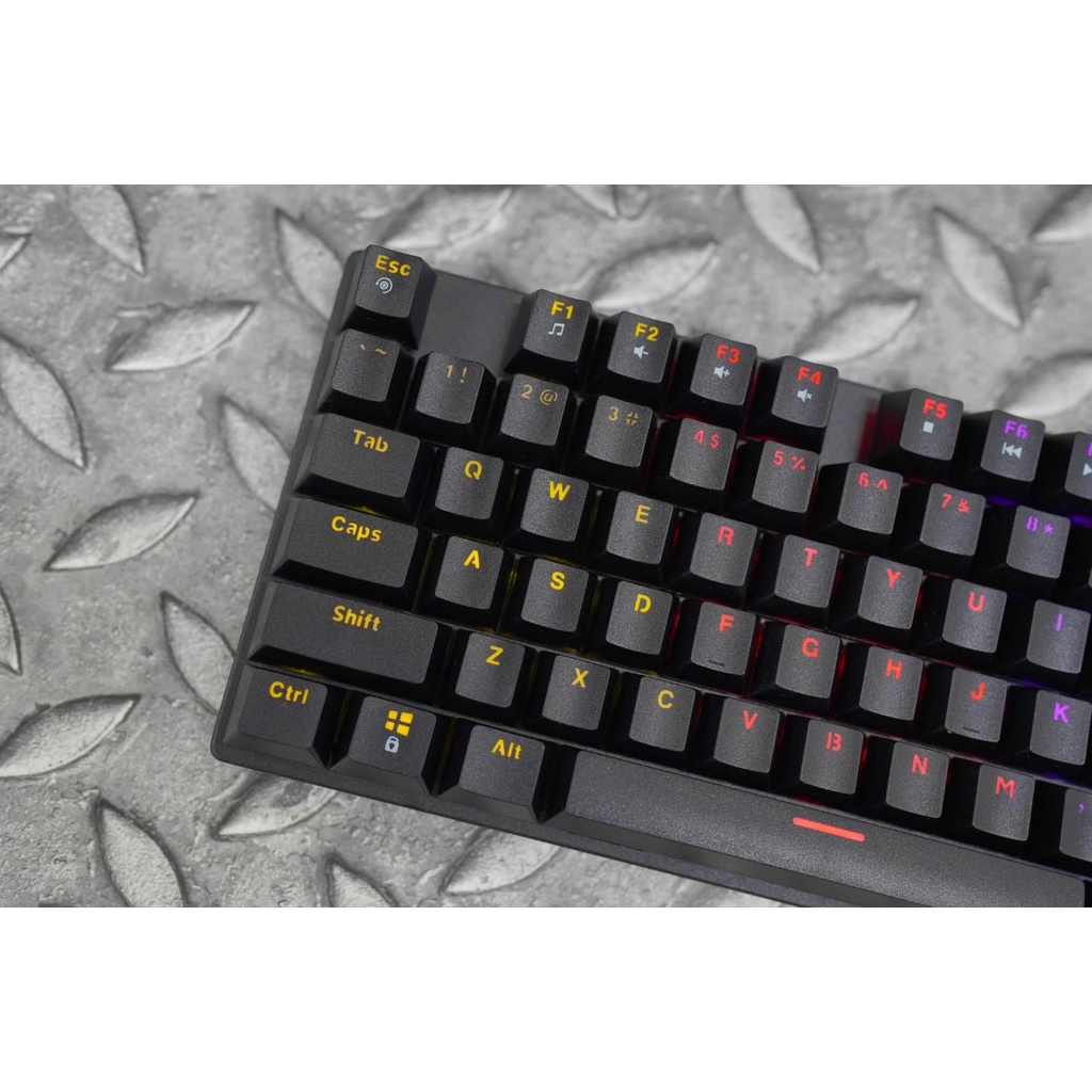 Bàn phím cơ E-Dra EK313 LED Rainbow Blue Switch - Hàng Chính Hãng