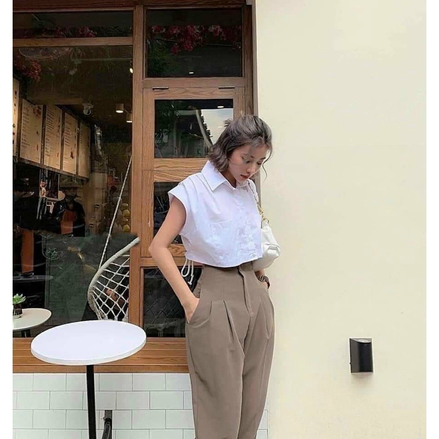 Quần baggy nữ, quần tây nữ lưng cao NU.STORE101 | BigBuy360 - bigbuy360.vn