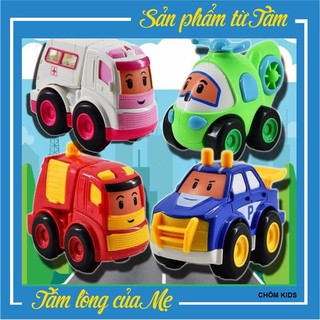 Đồ Chơi Biệt Đội 4 Xe Cứu Hộ Chạy Cót