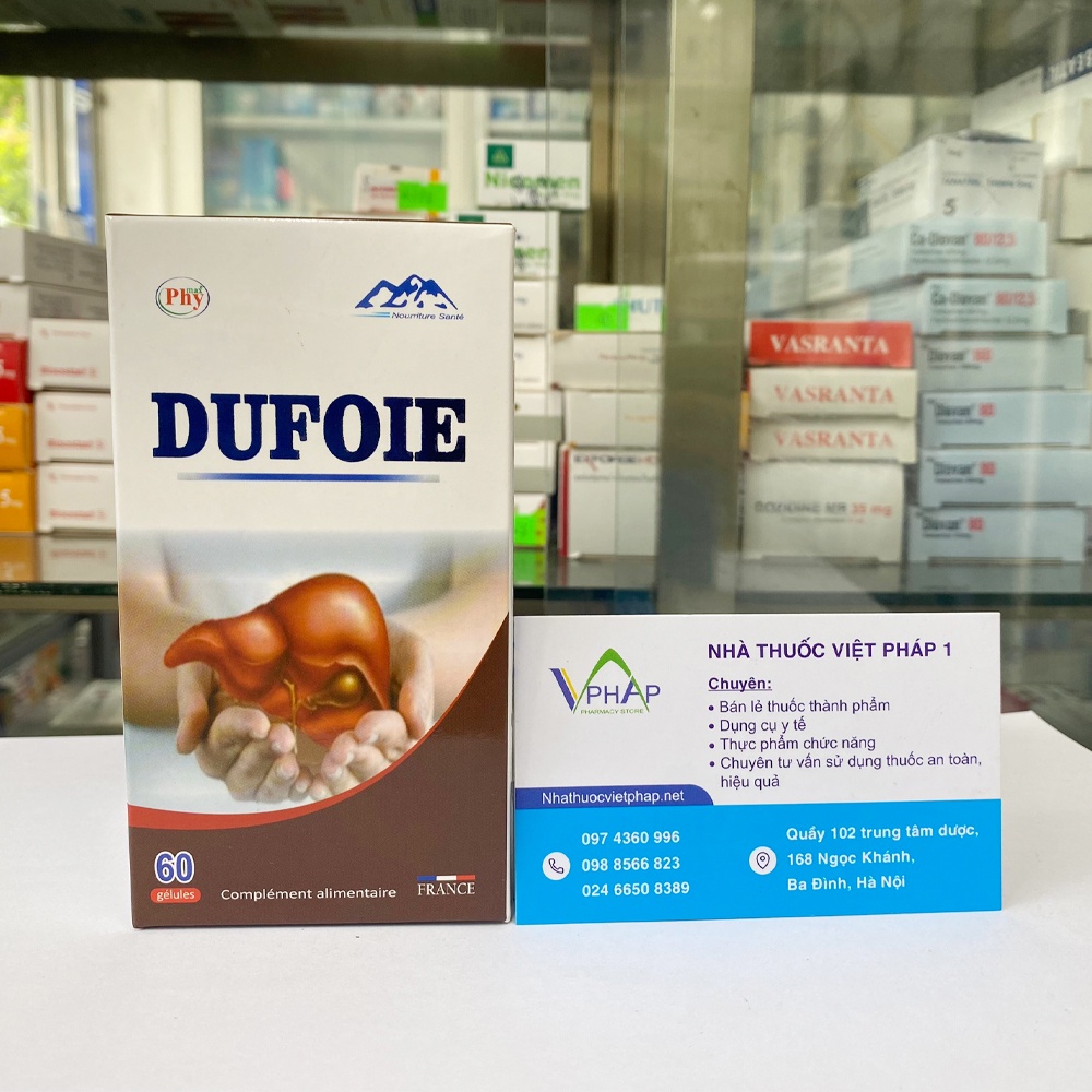 Viên Uống Dufoie Của Pháp Giúp Tăng Cường Chức Năng Gan, Thải Độc Và Bảo Vệ Tế Bào Gan (Hộp 60 viên)