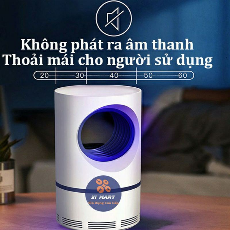 Đèn Bắt Muỗi Hình Trụ Cắm Cổng USB Thông Minh Bảo Hành 6 Tháng