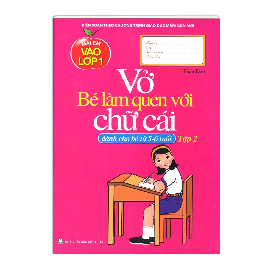 Sách - Vở bé làm quen với chữ cái - Tập 2 (dành cho bé từ 5 - 6 tuổi)