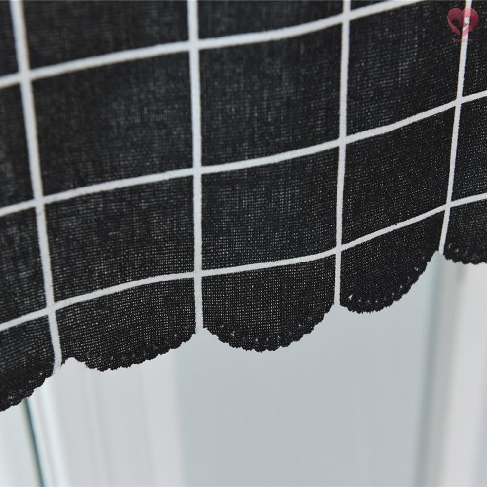 rèm cửa sổ Ngắn Họa Tiết Kẻ Sọc 18 &quot;X59&quot;