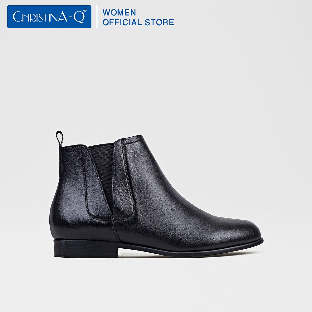 Giày Boot nữ mũi tròn ChristinA-Q BOT112