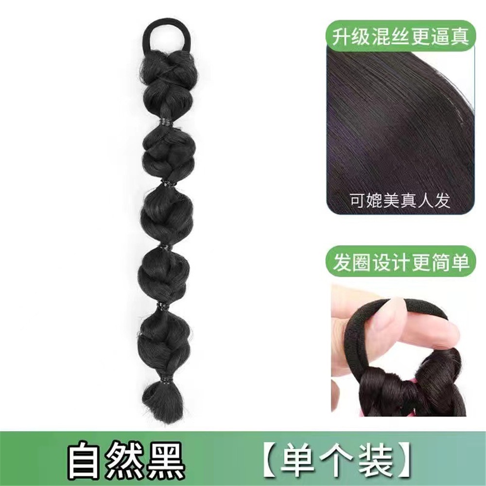 【XJ-COD】Tóc Giả Thắt Bím Đuôi Ngựa Phồng Dễ Thương Cho Nữ