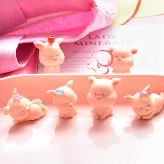 Mô Hình Chú Heo Mini Bằng Nhựa Resin Thời Trang Sáng Tạo Trang Trí Tiểu Cảnh