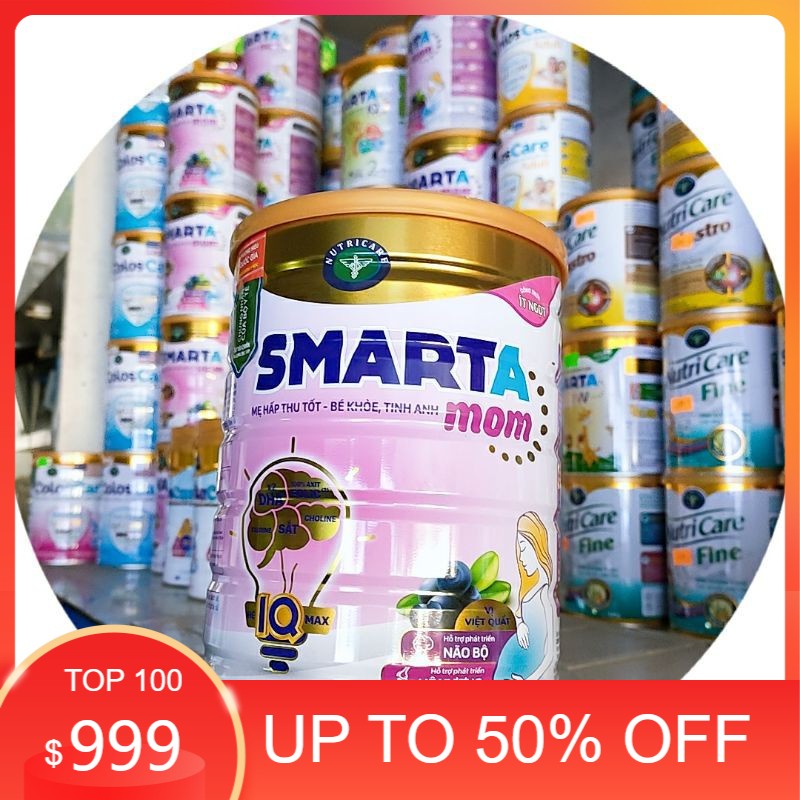 Sữa bầu Nutricare Smarta Mom hương Việt Quốc lon 900g