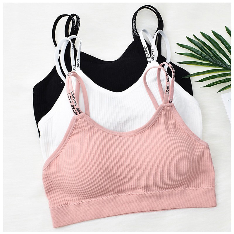 Áo bra Secret - Len tăm 4 Dây Sexy - Đệm mút tháo rời Yoga Gym | BigBuy360 - bigbuy360.vn