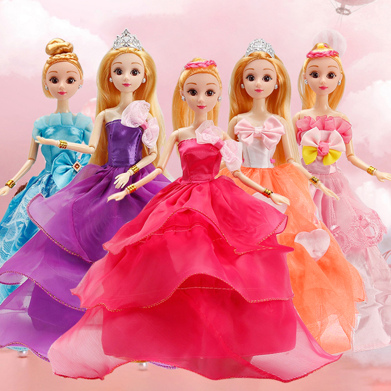 Đầm Công Chúa Cho Búp Bê Barbie Thiết Kế Dễ Thương 30cm