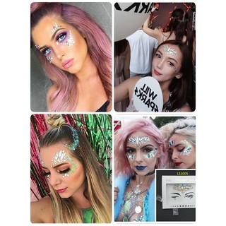 Đá đính mặt 3D beauty Face Jewelry