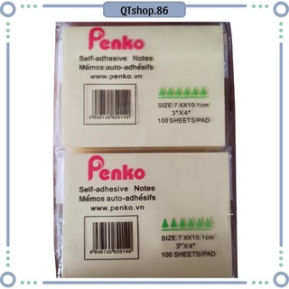 Giấy nhớ penko vàng bỏ túi giấy note tiện lợi size 3x2 3x4 loại xịn 100 tờ